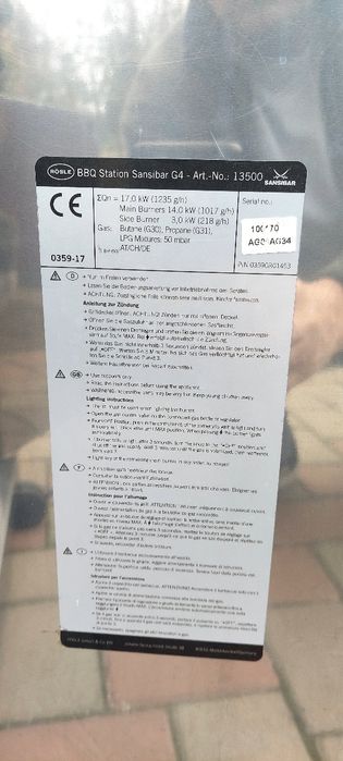 Grătar RÖSLE BBQ Sanisbar G4
