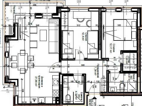 Продава се Тристаен апартамент в Пловдив, Остромила - 108 кв.м за 1200 €/кв.м - Снимка #1