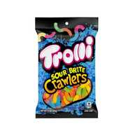 Конфеты Trolli Sour Brite Crawlers, кислые мармеладные черви