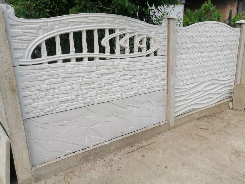 Gard din placi de beton