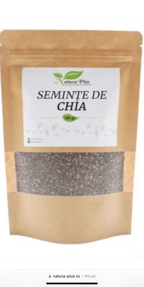 Seminte Chia 500 g Natura Plus