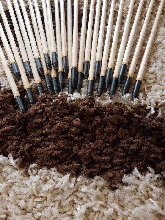 Sageti lemn pene naturale