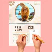 Забавен календар с котки