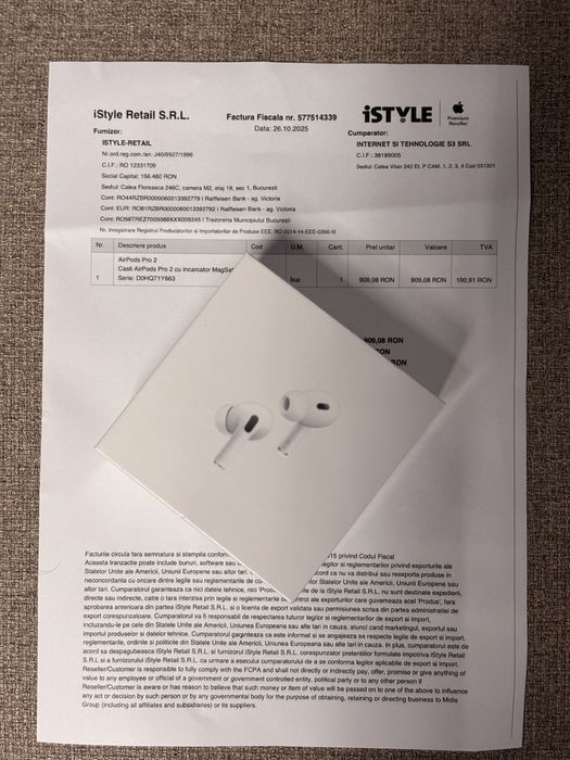 AirPods Pro 2 ANC *Cadoul ideal,urgent,original*