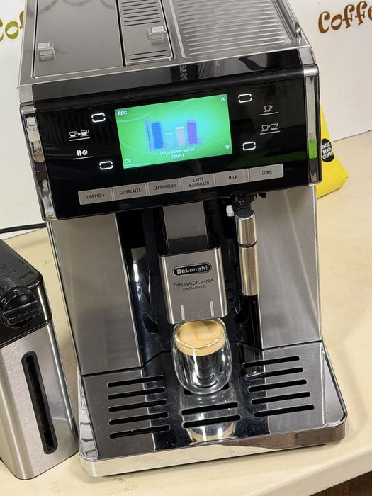Кафемашина кафе автомат delonghi Primadonna Exclusive с гаранция