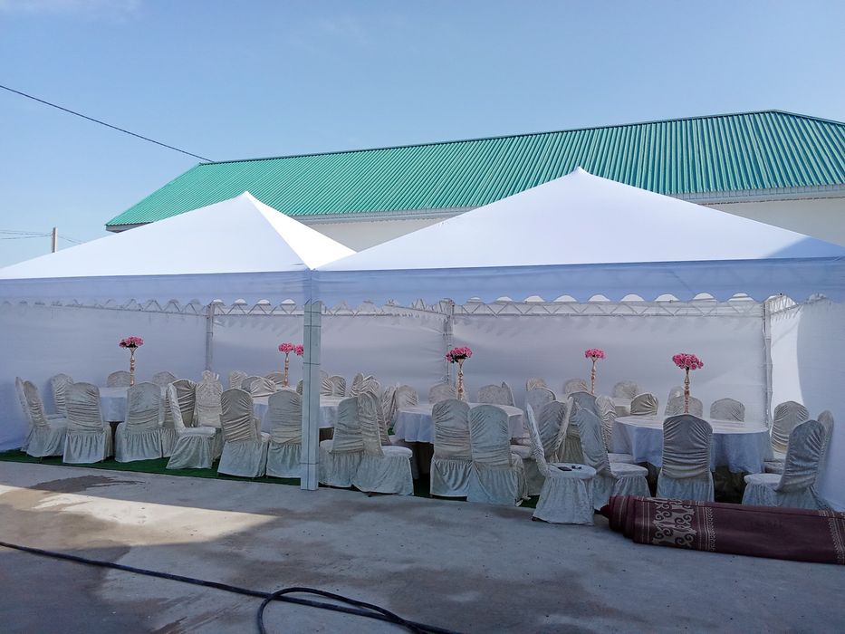 Аренда шатер стол стулья