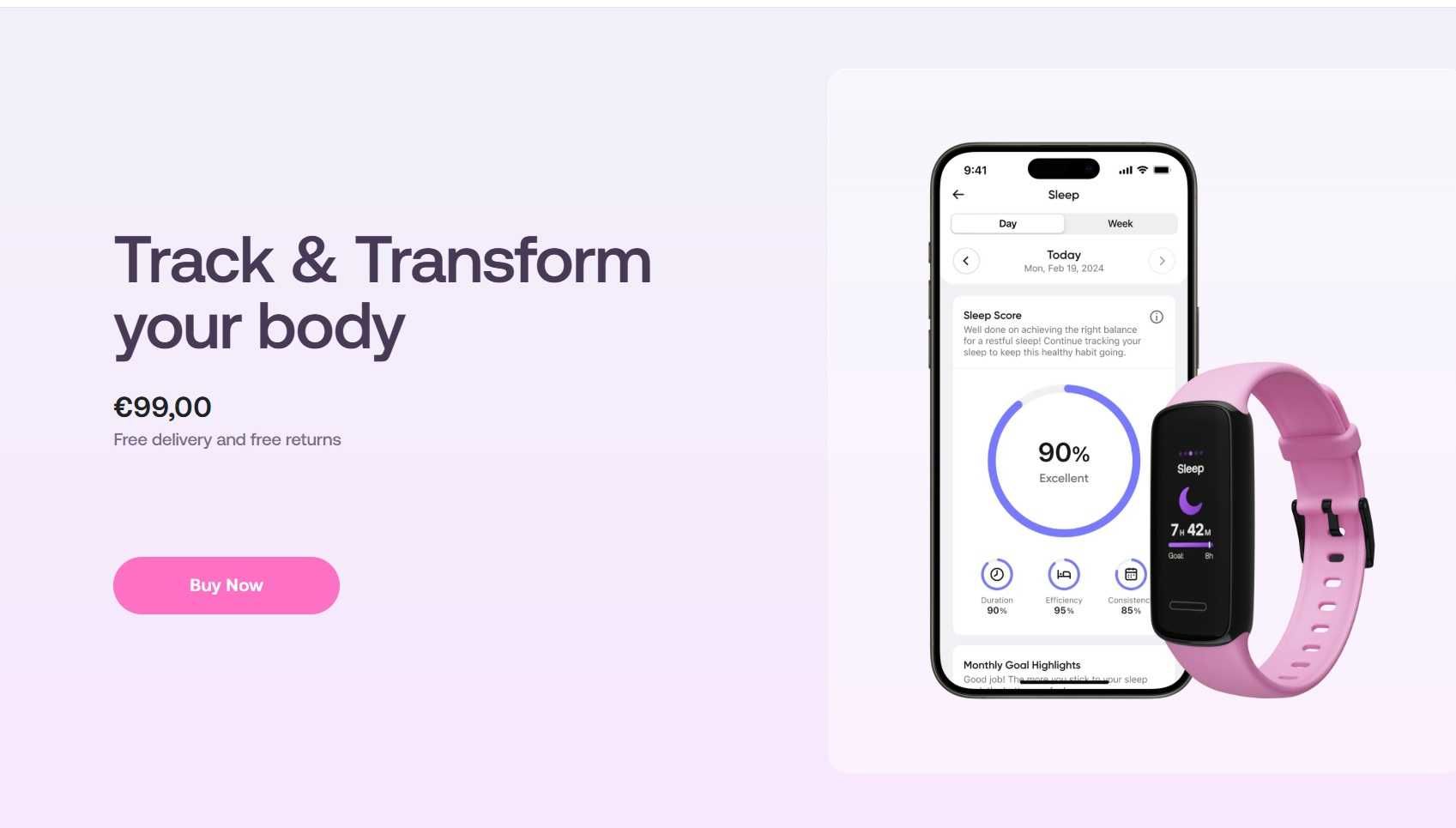 Нова запечатана фитнес гривна BetterMe