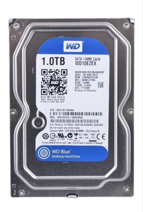 Жесткие диски 1 тб  Western digital