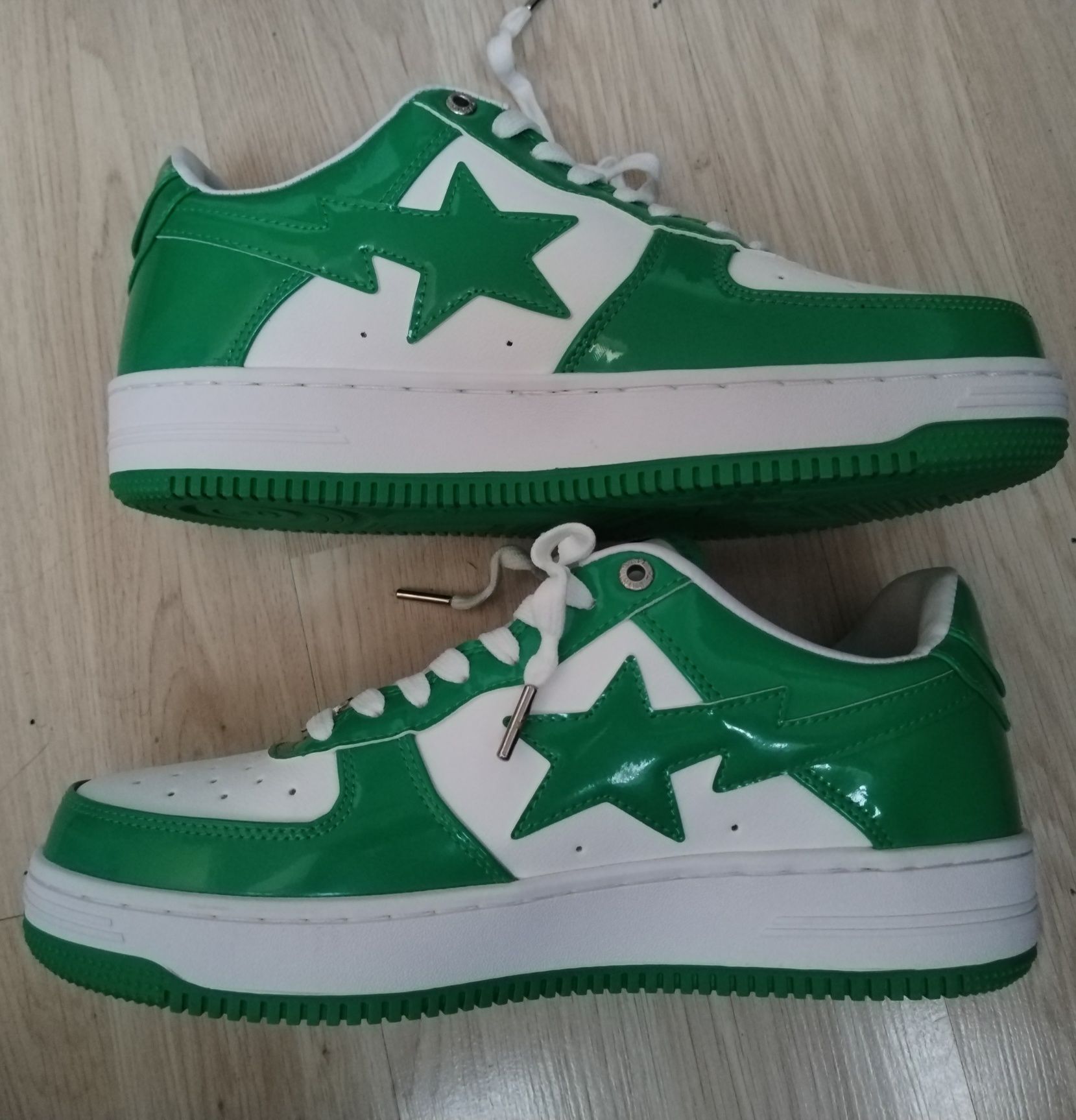 Bapesta зелени, чисто нови