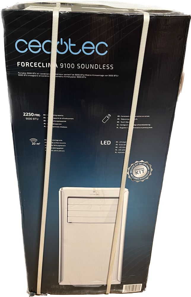 НОВ! Висок клас мобилен климатик и пречиствател Cecotec 9100 Soundless