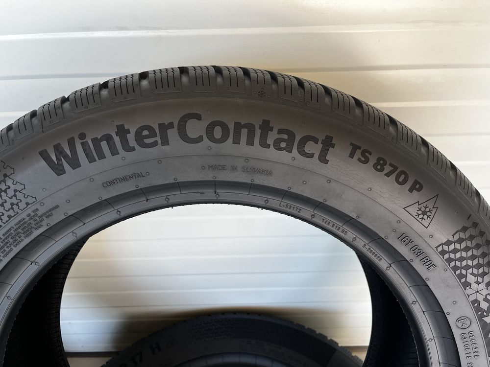 4бр зимни гуми 215/60/17 H/Continental winter contact TS870p/dot2721/
