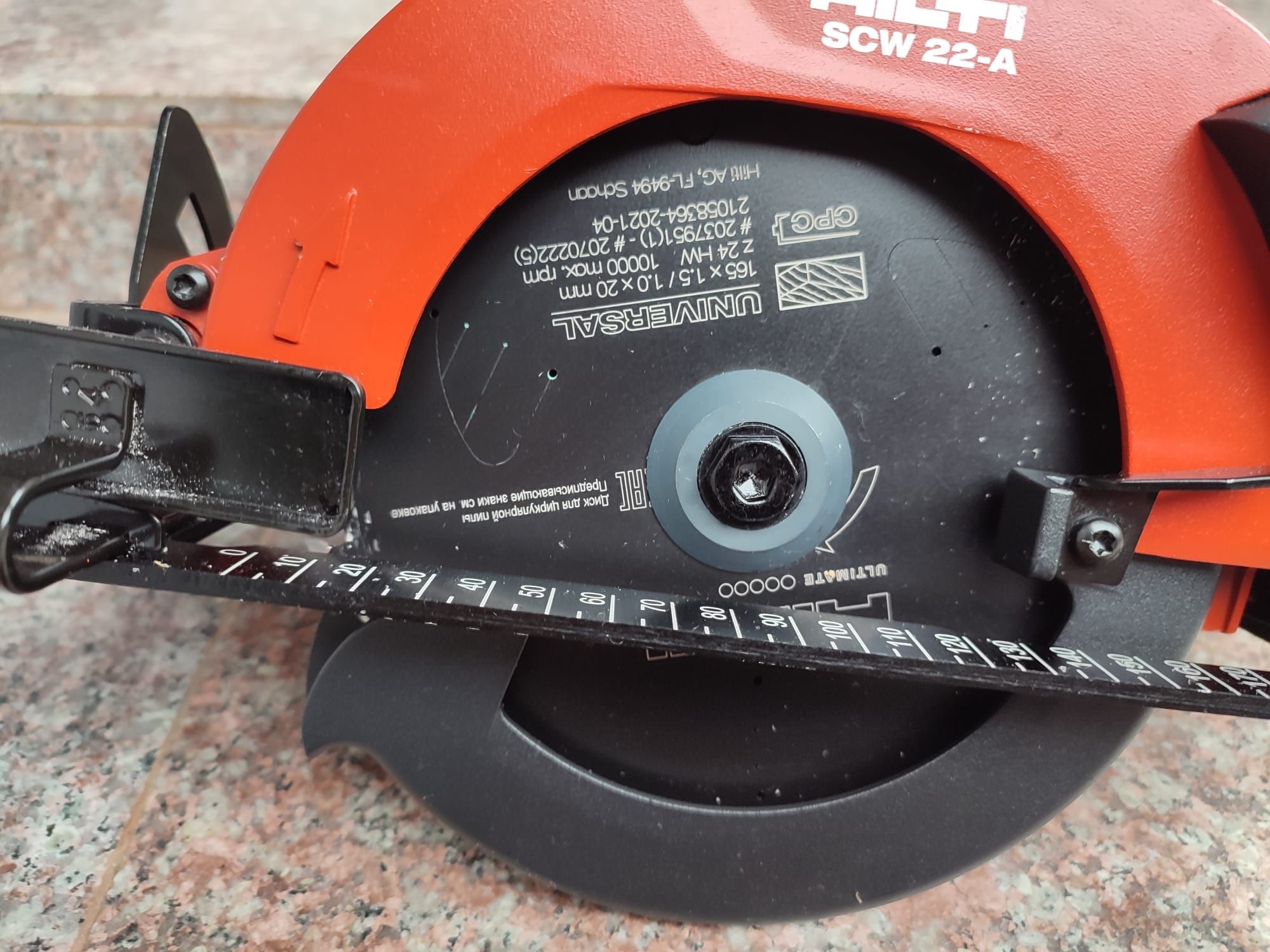 Hilti circular pe acumulatori