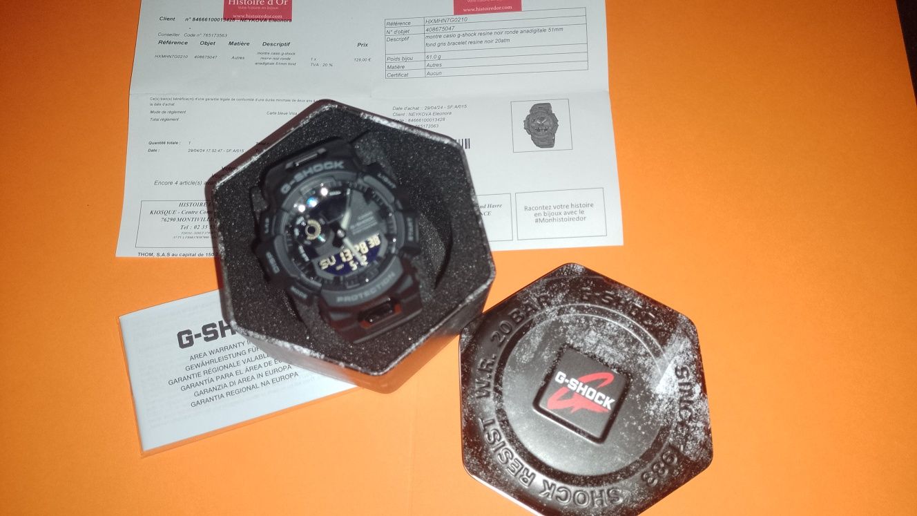 Чисто нов часовник CASIO G-SHOCK G-SQUAD GBA-900-1AER