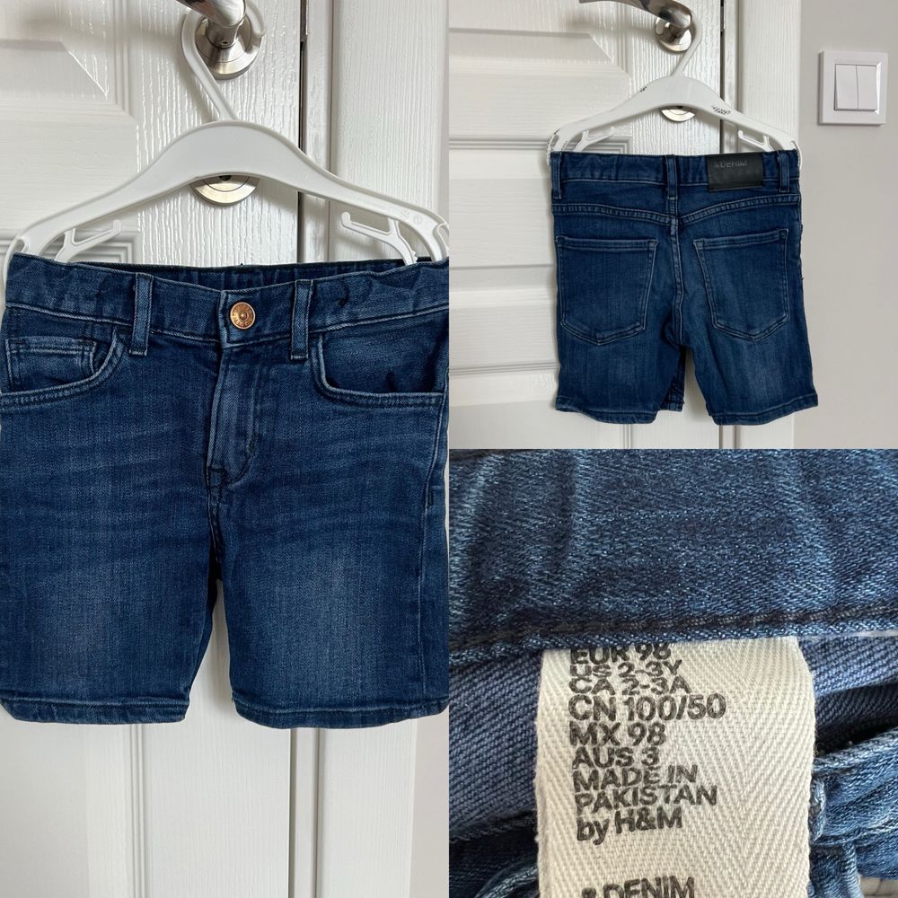Къси дънкови панталони h&m gap за момче размер от 74 до 98 см