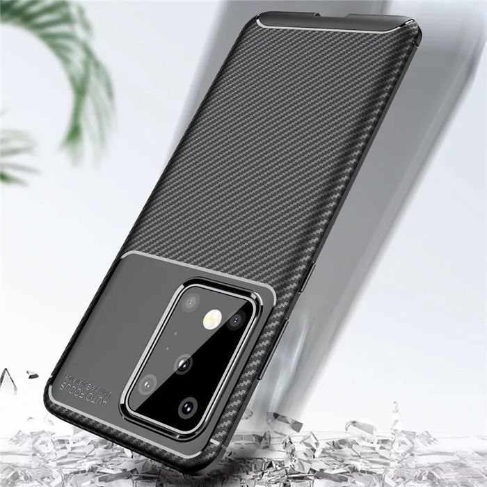 Samsung S20 FE S21 FE S23 FE S24 FE Husa Carbon Style Din Silicon 0,5M