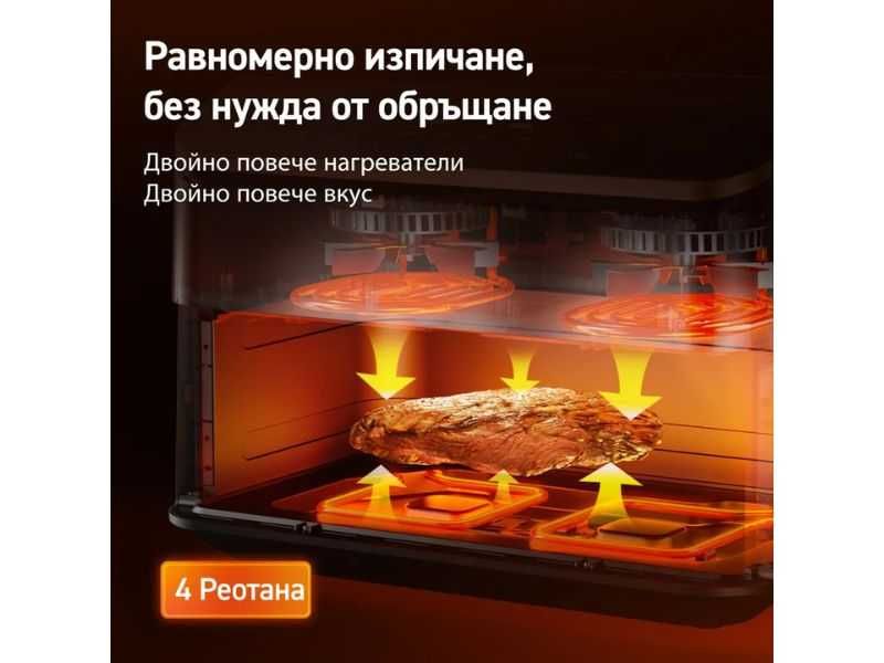 Еър Фрайър с Голям Капацитет от 10 литра COSORI Dual Blaze TwinFry XXL