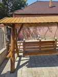 Leagan, balansoar, rustic din lemn masiv