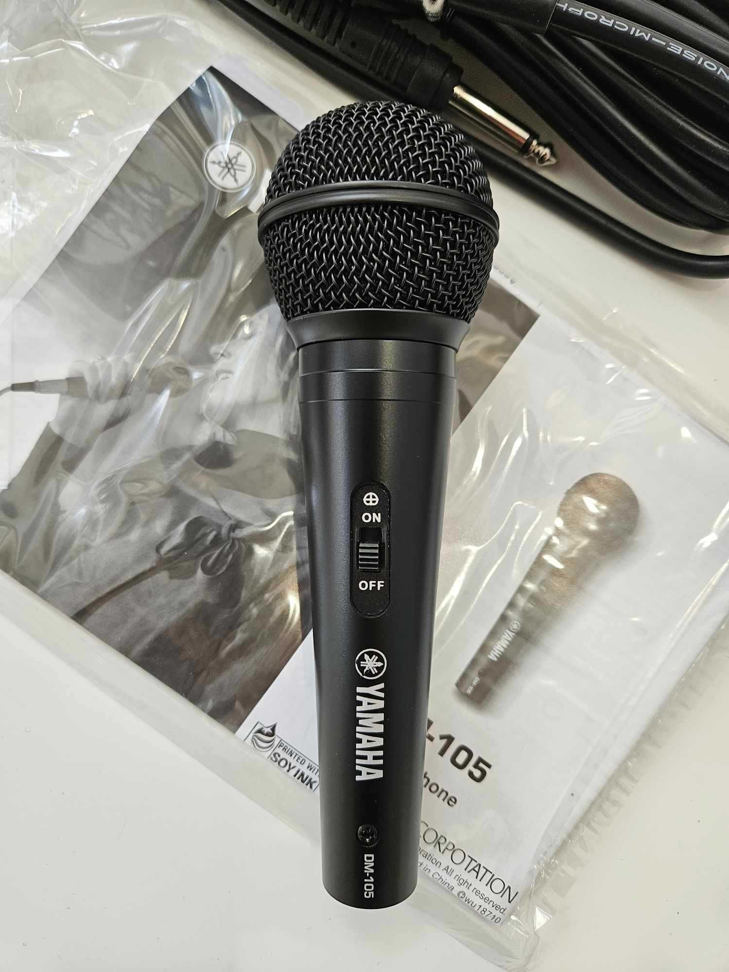 +Гаранция! НОВ! Професионален микрофон с кабел Yamaha DM-105