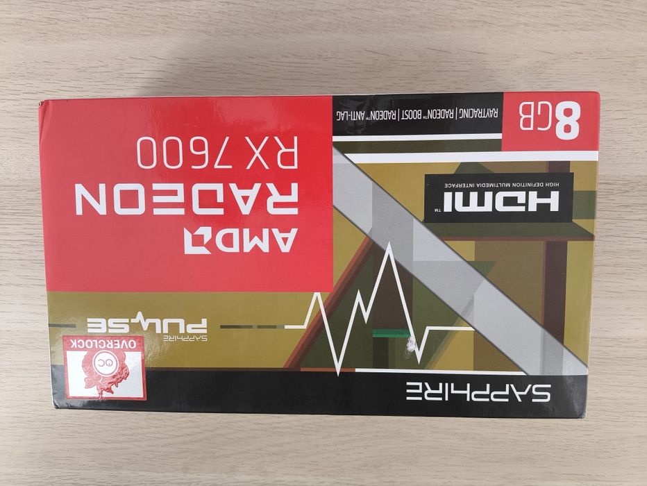 Placa video AMD Radeon RX 7600 Sapphire Pulse