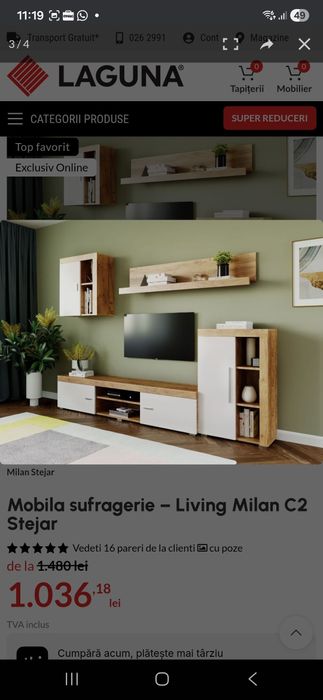 vand mobila sufragerie