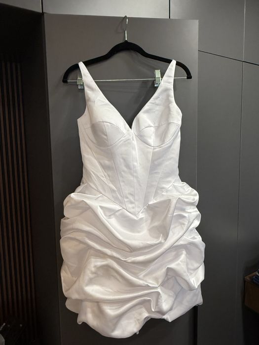 Rochie de mireasă cu corset scurtă XS - S