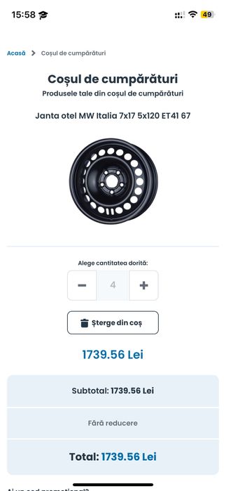 Janta otel R17 7x17 5x120