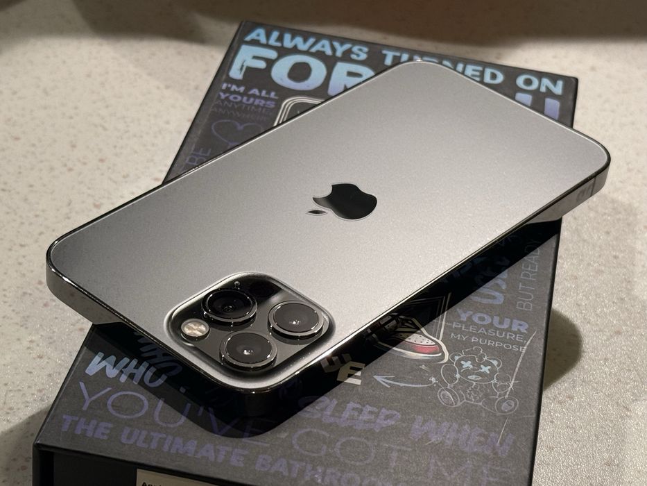 iPhone 12 Pro 256GB Graphite – 2 Год. Гаранця, Перфектен, 100% Батерия