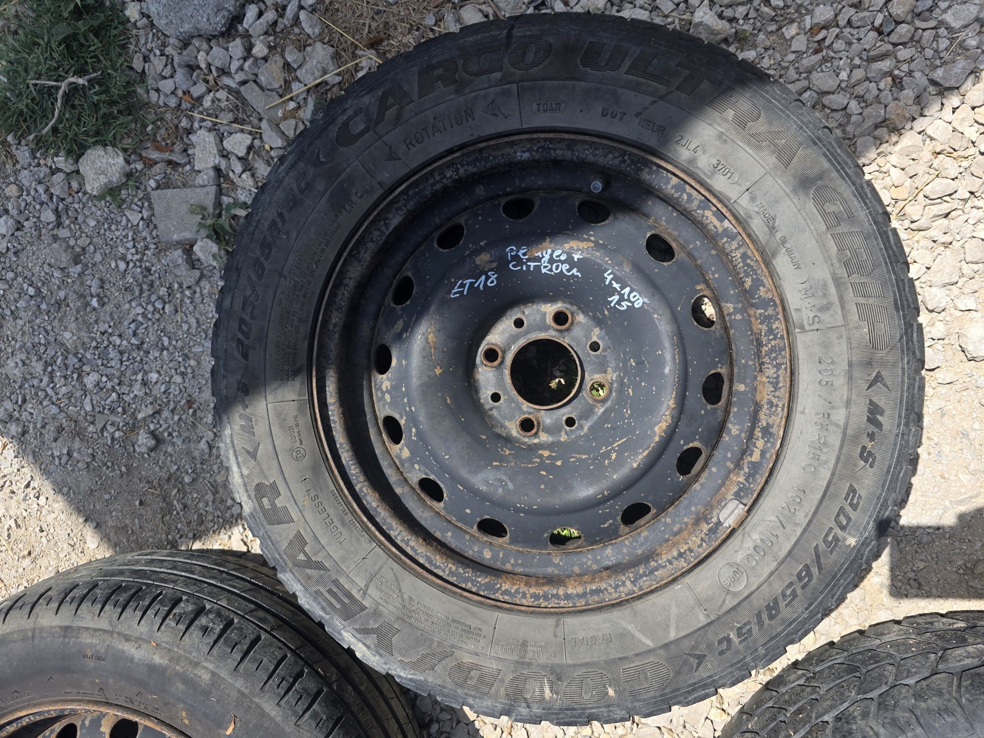 Железни джанти 4 x 108, R15 ET18 Ц.О. 65,1 мм