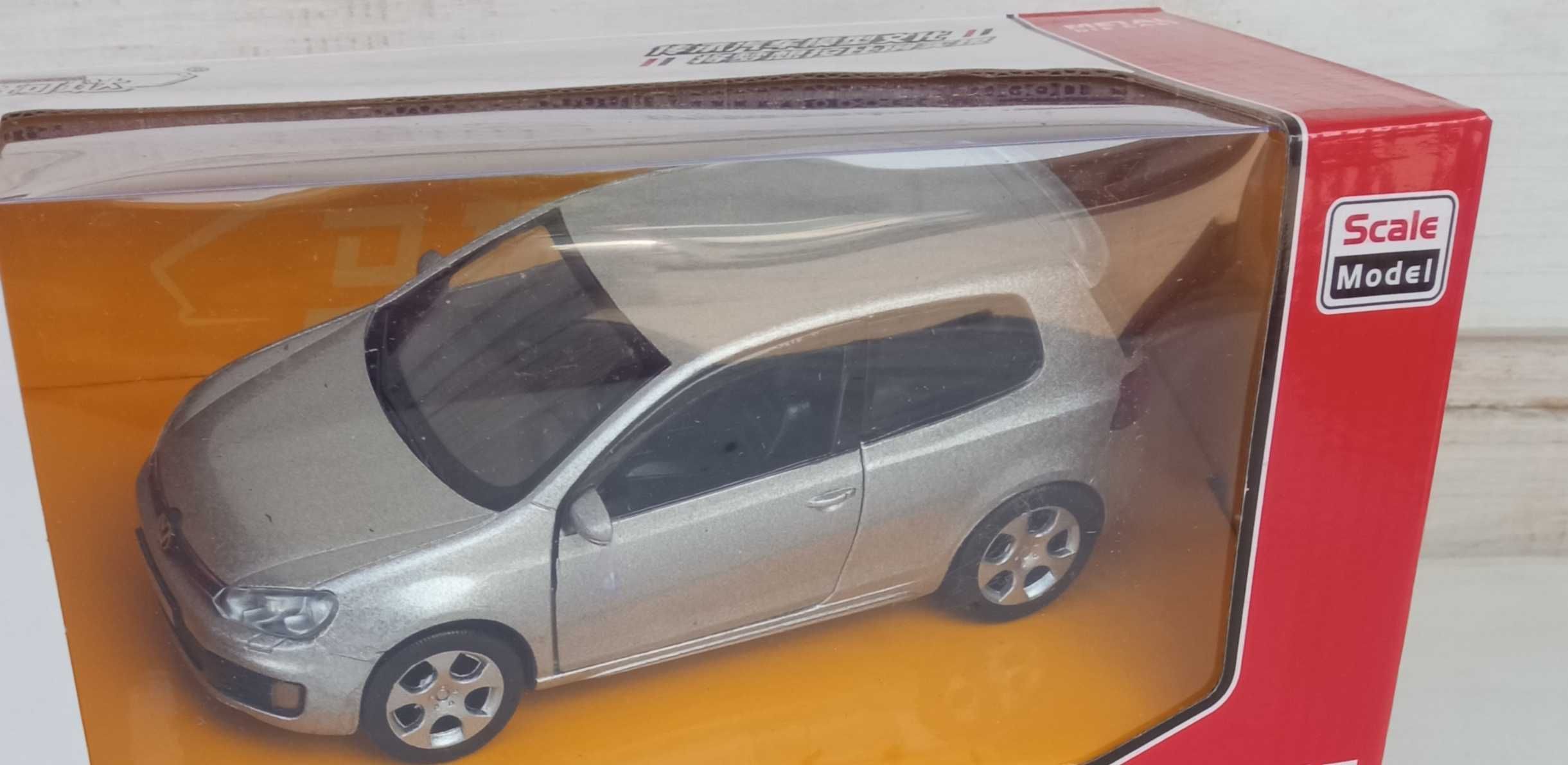 Нов метален модел VW Golf GTI. Мащаб:1:36.