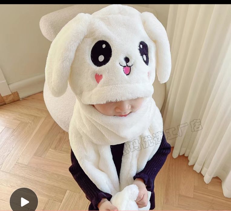 Шапка шарф перчатка для девочки