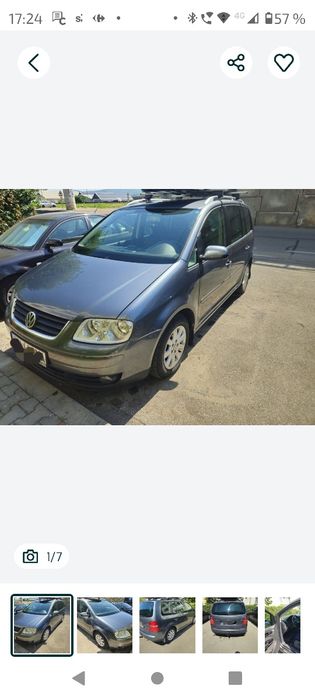 Vând Touran 1t1 volkswagen