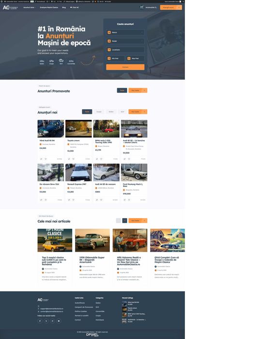 Vand website anunturi masini clasice