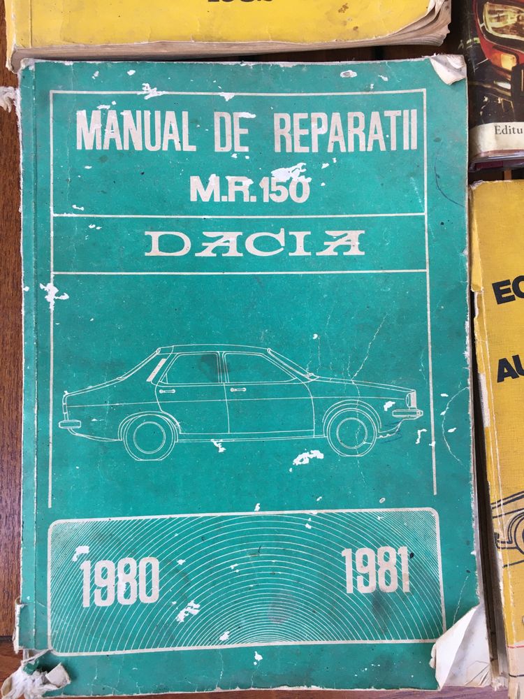 Vand 4 manuale Dacia 1300, Oltcit, editia 1980 si 1982