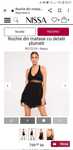 Rochie Nissa, neagra, din matase naturala