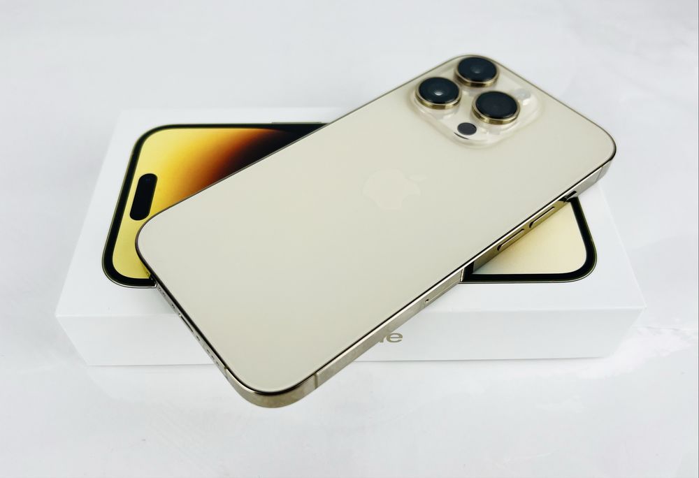 КАТО НОВ! Apple iPhone 14 Pro 128GB Gold Гаранция!