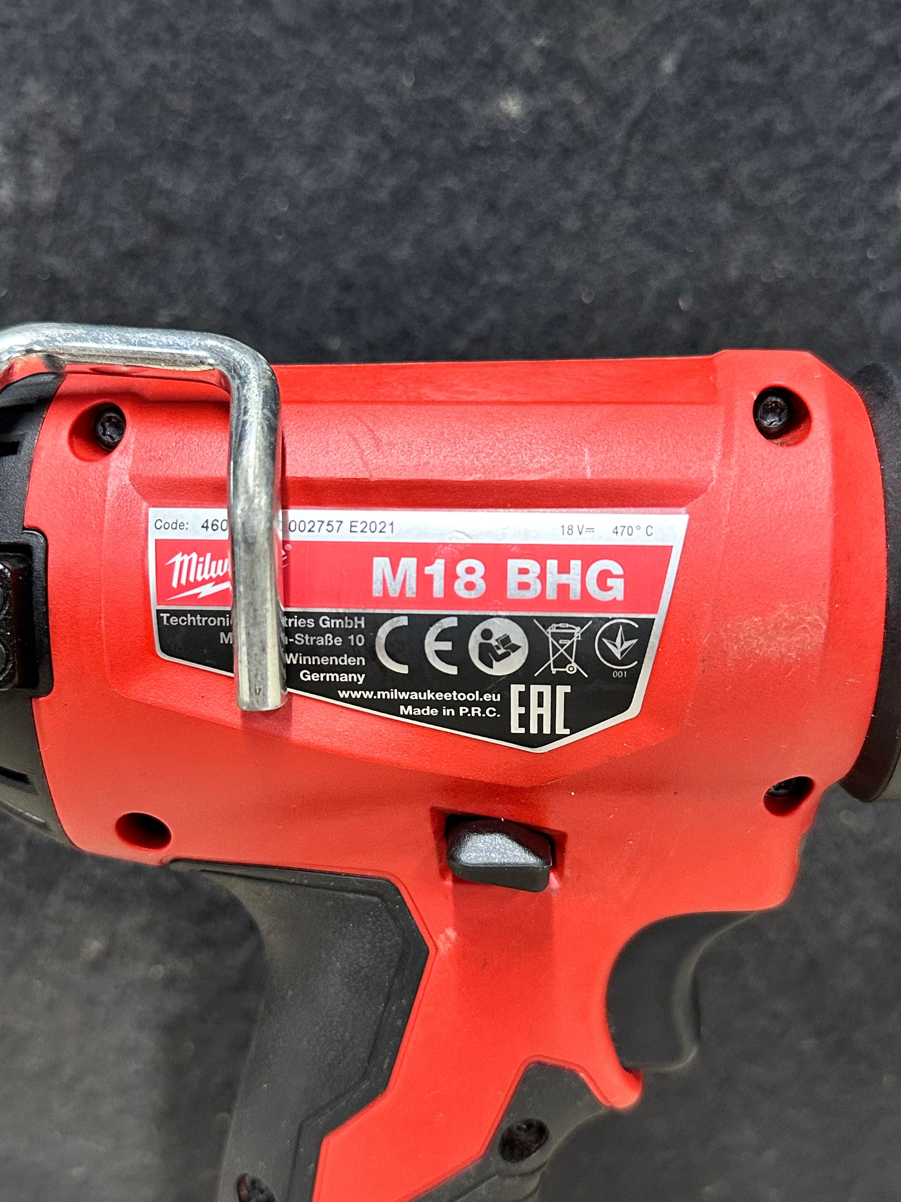 Акумулаторен пистолет за горещ въздух Milwaukee M18BHG 18V 470C