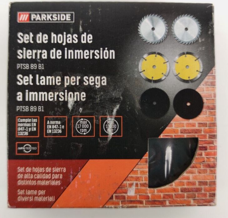 Set 6 Panze ferastrau circular Ø 89 mm, Parkside PTSB 89 B1