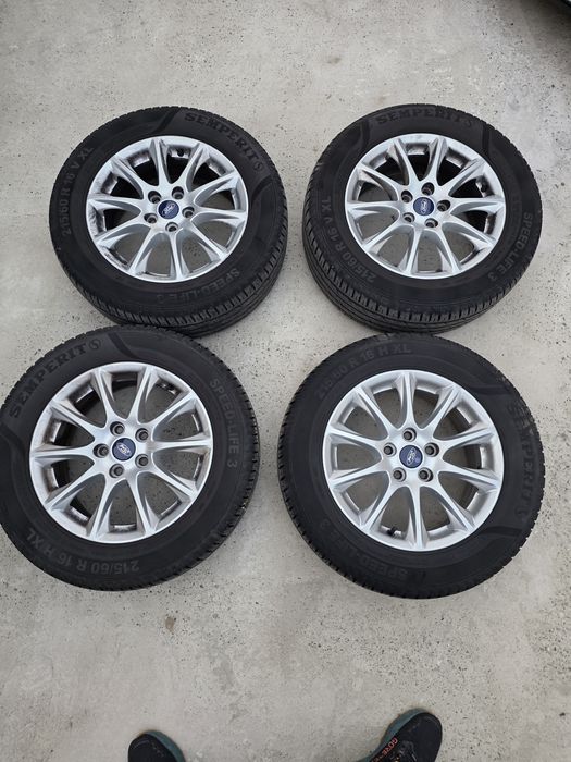 Jante aliaj cu cauciucuri vara 215/60/16