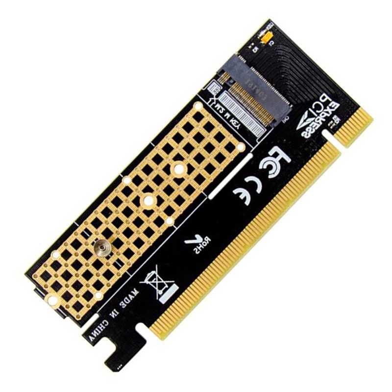 Adaptor SSD M2 M Key la PCIE 3.0 X16 2230 2242 2260 2280