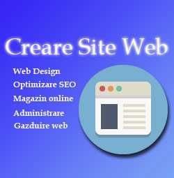 Creare Site Web de prezentare / Magazin Online - Campanii SEO Siteuri