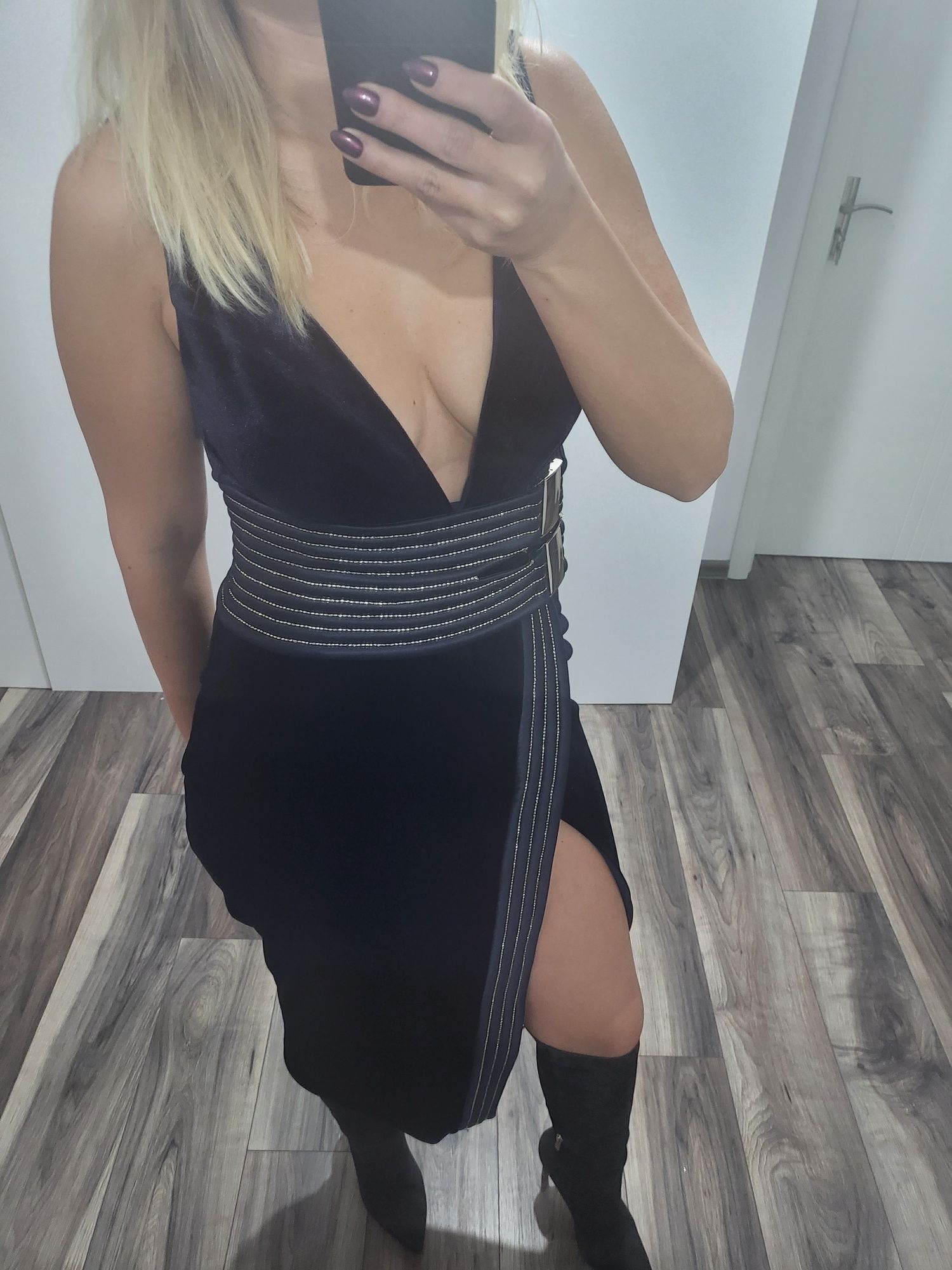 Rochie superba catifea