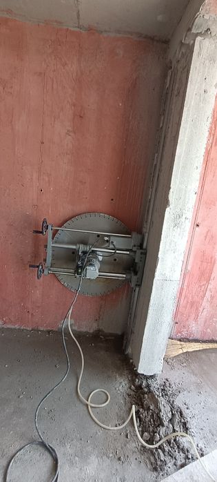 Режем бетон до 50см алмазная резка,,расширяем,вырезаем двери, усиление