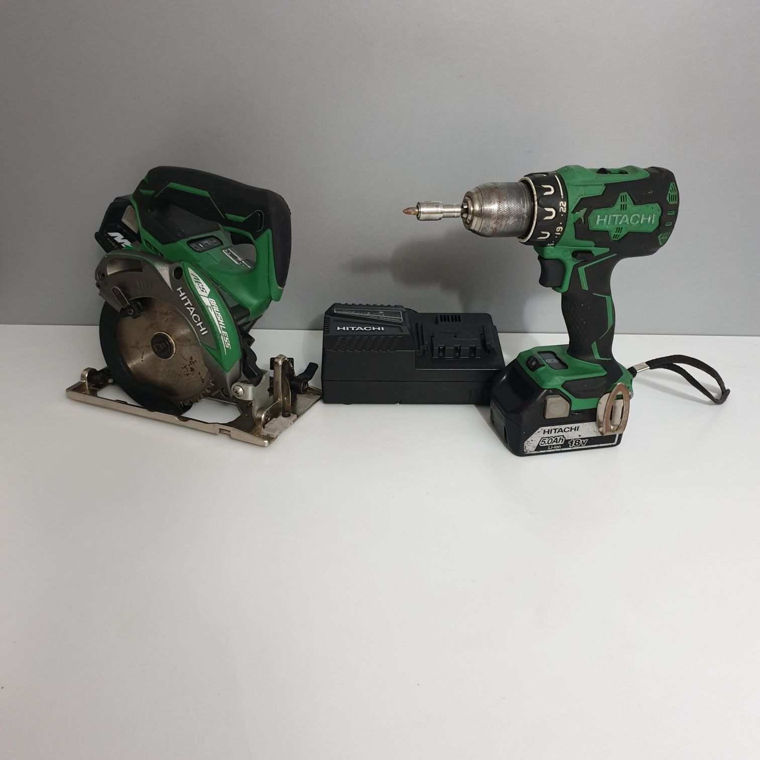 Set Hitachi Filetanta + Circular de mână 18V