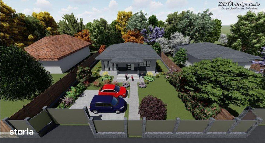 Teren autorizat, 500 mp, front stradal 18,41 ml Tureni