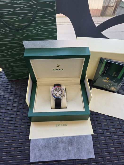 Ceas rolex automatic daytona rainbow full box
