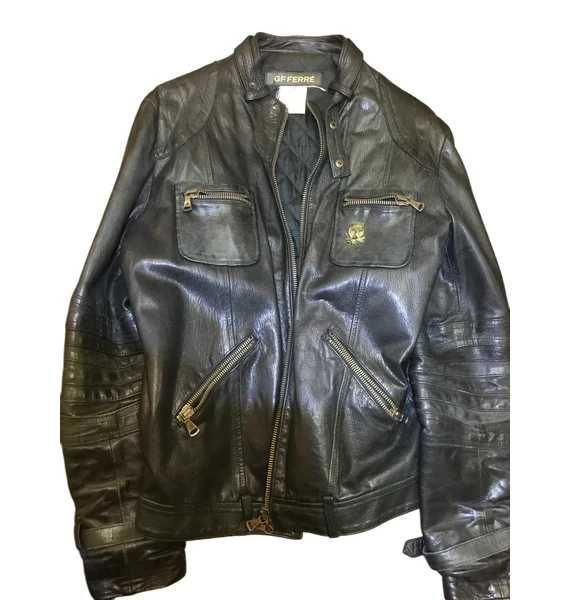 Мужская Кожаная куртка G.F. FERRE Размер – XL