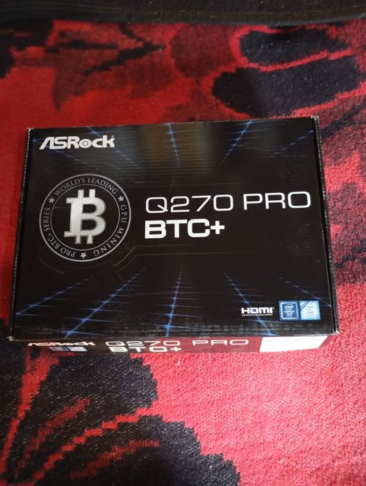 Placa de baza asrock q270 btc+ noua pentru gaming sau minat