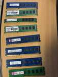 8 Memorii ram DDR3 (30GB) 1333/1600Mhz Desktop
