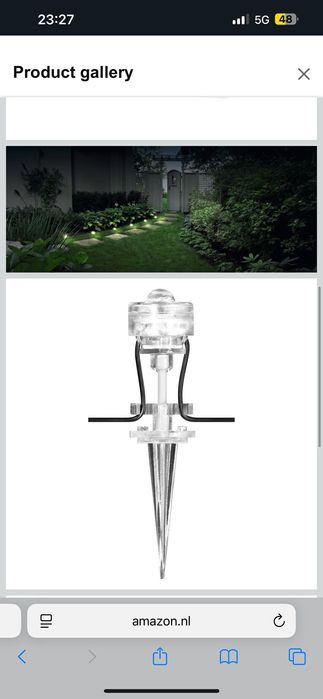 Ефектно градинско осветление 18 светещи точки ENDURA GARDEN DOT