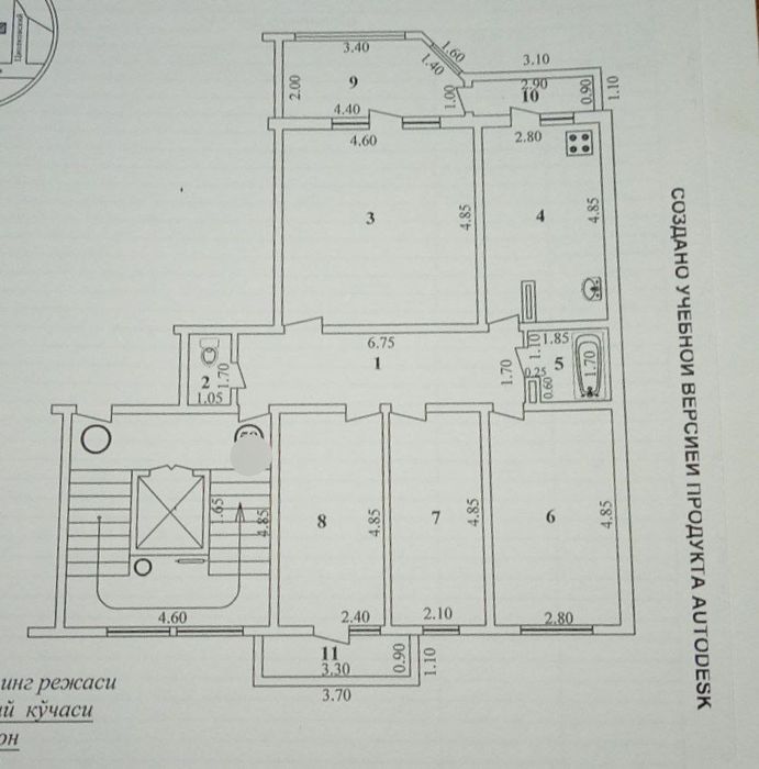 4/2/9 100м2 банковская Паркентский